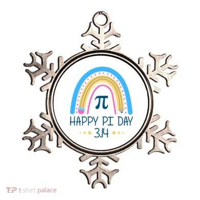 Happy Pi Day Pencil Rainbow March 14th Ornament