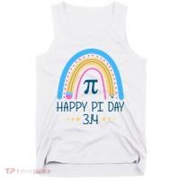 Happy Pi Day Pencil Rainbow March 14th Tank Top thumb 0