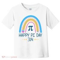 Happy Pi Day Pencil Rainbow March 14th Toddler T-Shirt thumb 0