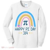Happy Pi Day Pencil Rainbow March 14th Kids Long Sleeve Shirt thumb 0