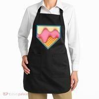 Home Plate Drip Ice Cream Dripping Softball & Baseball Apron thumb 2