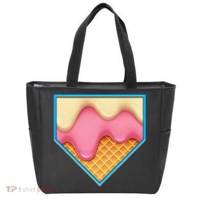 Home Plate Drip Ice Cream Dripping Softball & Baseball Bag