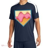 Home Plate Drip Ice Cream Dripping Softball & Baseball Sport-Tek Competitor United Soccer Jersey thumb 0