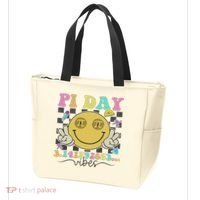 Happy Pi Day 3. 14 Vibes Cute Smile Face Pi Day Tote Bag thumb 3