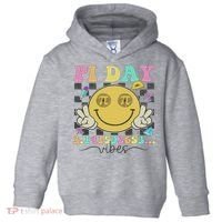 Happy Pi Day 3. 14 Vibes Cute Smile Face Pi Day Toddler Hoodie thumb 0