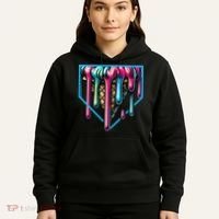 Home Plate Drip Ice Cream Softball & Baseball Hoodie thumb 5