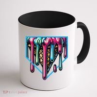 Home Plate Drip Ice Cream Softball & Baseball Coffee Mug thumb 1
