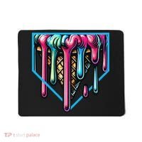 Home Plate Drip Ice Cream Softball & Baseball Mousepad thumb 0
