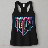 Home Plate Drip Ice Cream Softball & Baseball Women's Tank Top thumb 3