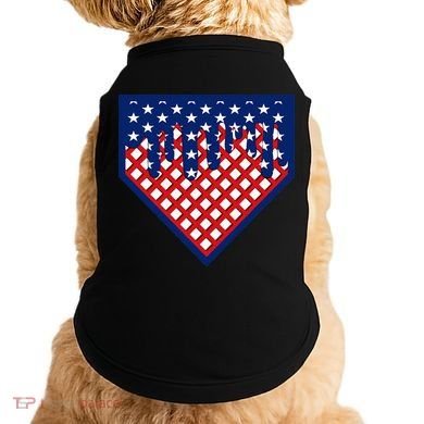 Home Plate Drip Ice Cream Softball & Baseball Doggie Tank