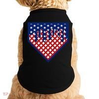 Home Plate Drip Ice Cream Softball & Baseball Doggie Tank thumb 0