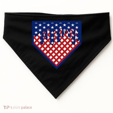 Home Plate Drip Ice Cream Softball & Baseball USA-Made Doggie Bandana
