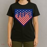 Home Plate Drip Ice Cream Softball & Baseball T-Shirt thumb 4