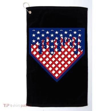 Home Plate Drip Ice Cream Softball & Baseball Golf Towel