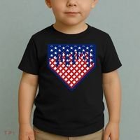 Home Plate Drip Ice Cream Softball & Baseball Toddler T-Shirt thumb 2