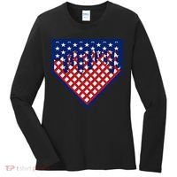 Home Plate Drip Ice Cream Softball & Baseball Women's Long Sleeve Shirt thumb 0