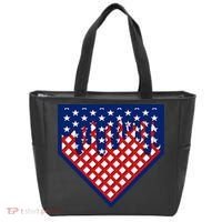 Home Plate Drip Ice Cream Softball & Baseball Tote Bag thumb 0