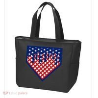 Home Plate Drip Ice Cream Softball & Baseball Tote Bag thumb 3