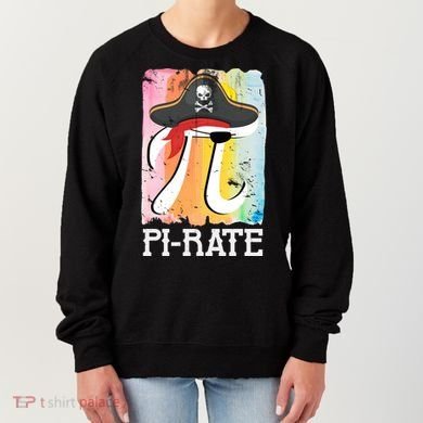 Happy Pi Day Funny Pirate Women's Sweatshirt