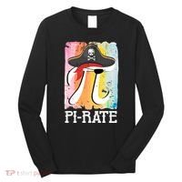 Happy Pi Day Funny Pirate Long Sleeve Shirt thumb 0