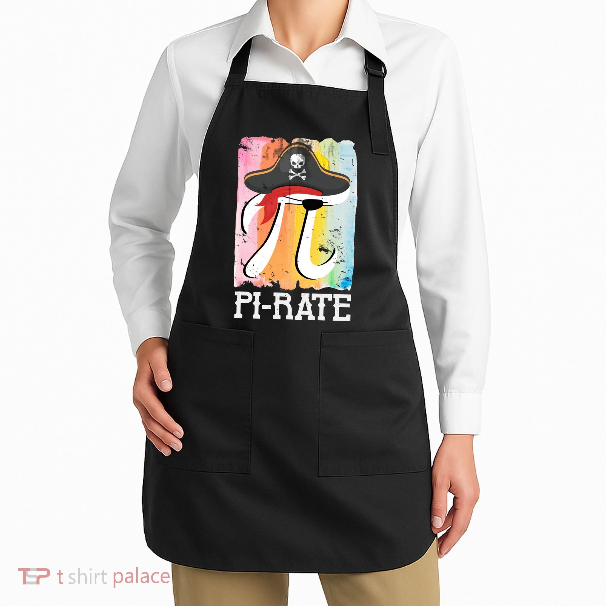 Happy Pi Day Funny Pirate Apron