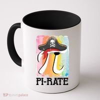 Happy Pi Day Funny Pirate Coffee Mug thumb 0
