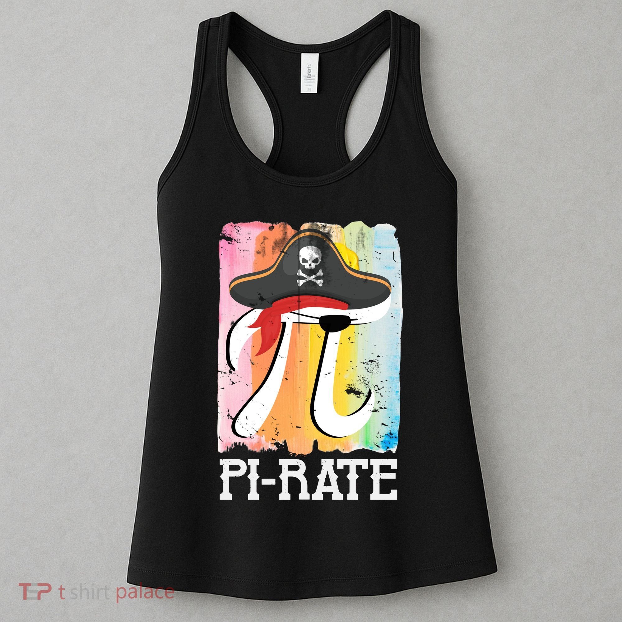Happy Pi Day Funny Pirate Women's Tank Top