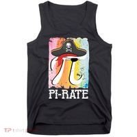 Happy Pi Day Funny Pirate Tank Top thumb 0