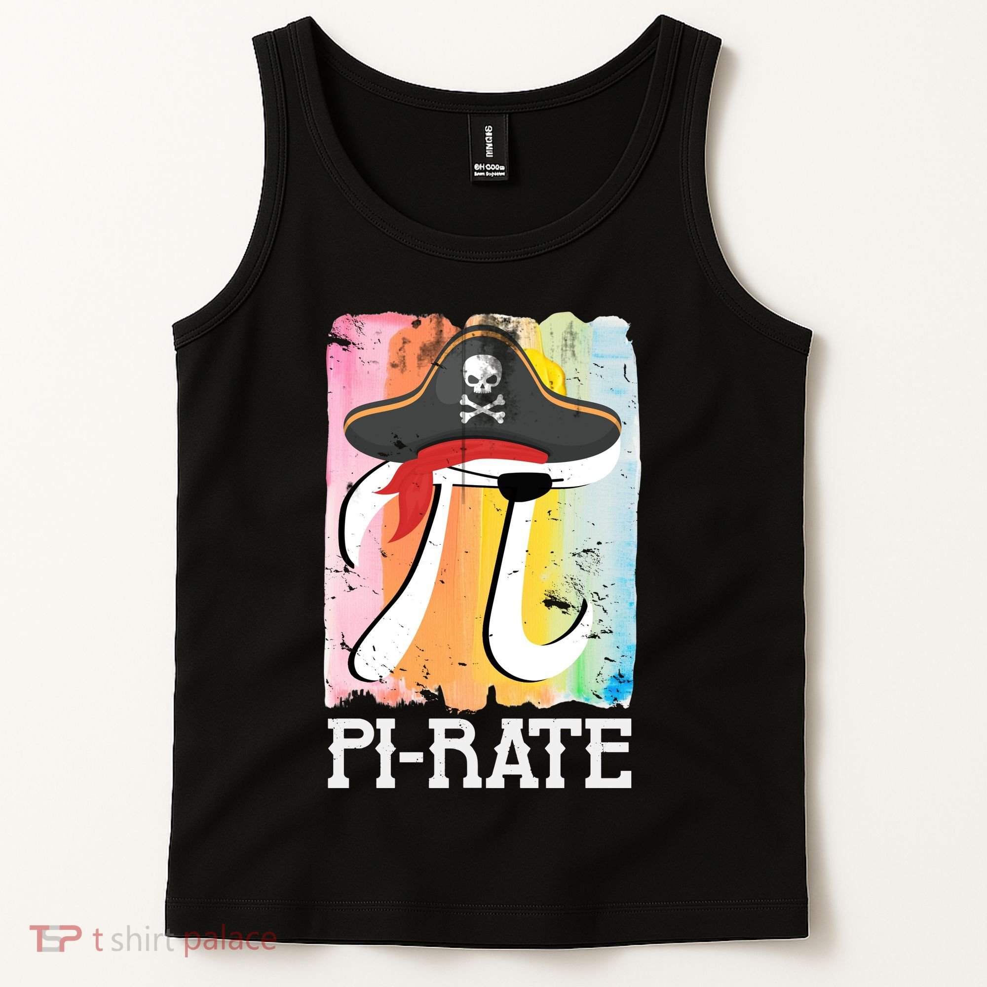 Happy Pi Day Funny Pirate Tank Top