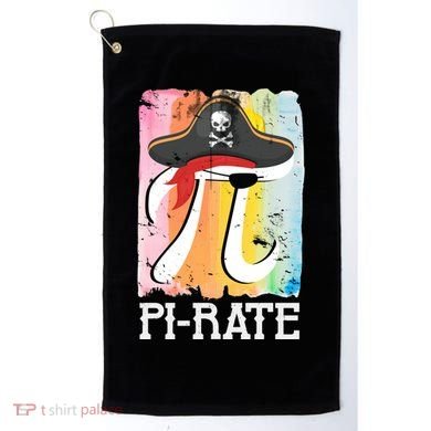 Happy Pi Day Funny Pirate Golf Towel