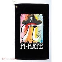 Happy Pi Day Funny Pirate Golf Towel thumb 0