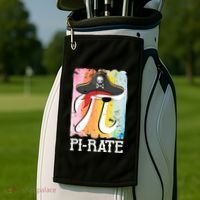 Happy Pi Day Funny Pirate Golf Towel thumb 2