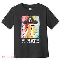Happy Pi Day Funny Pirate Toddler T-Shirt thumb 0