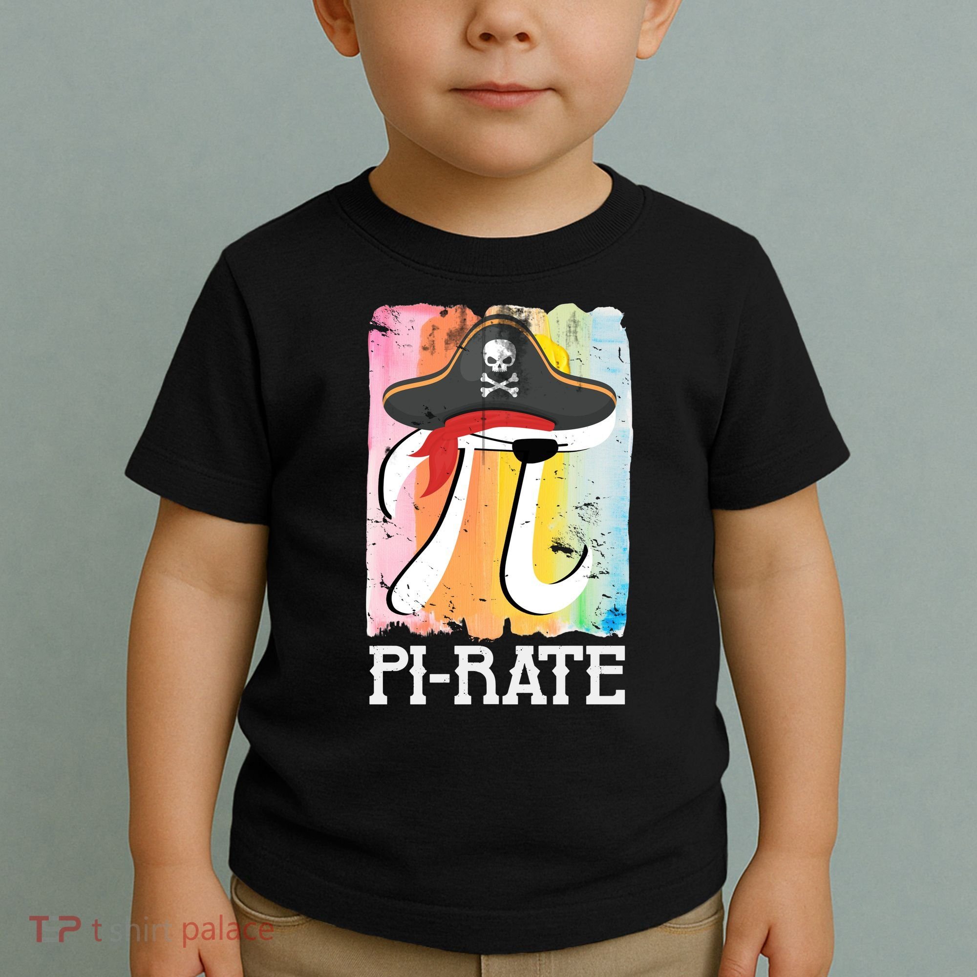 Happy Pi Day Funny Pirate Toddler T-Shirt