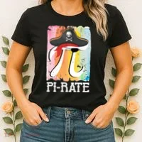 Happy Pi Day Funny Pirate Women's T-Shirt thumb 2