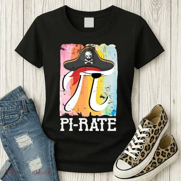 Happy Pi Day Funny Pirate Women's T-Shirt