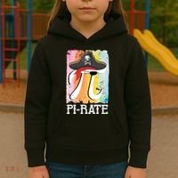 Happy Pi Day Funny Pirate Kids Hoodie thumb 3