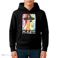 Happy Pi Day Funny Pirate Kids Hoodie thumb 4