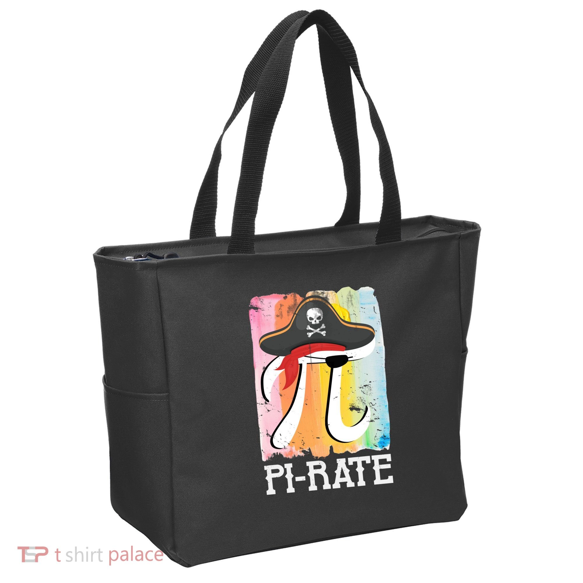 Happy Pi Day Funny Pirate Tote Bag