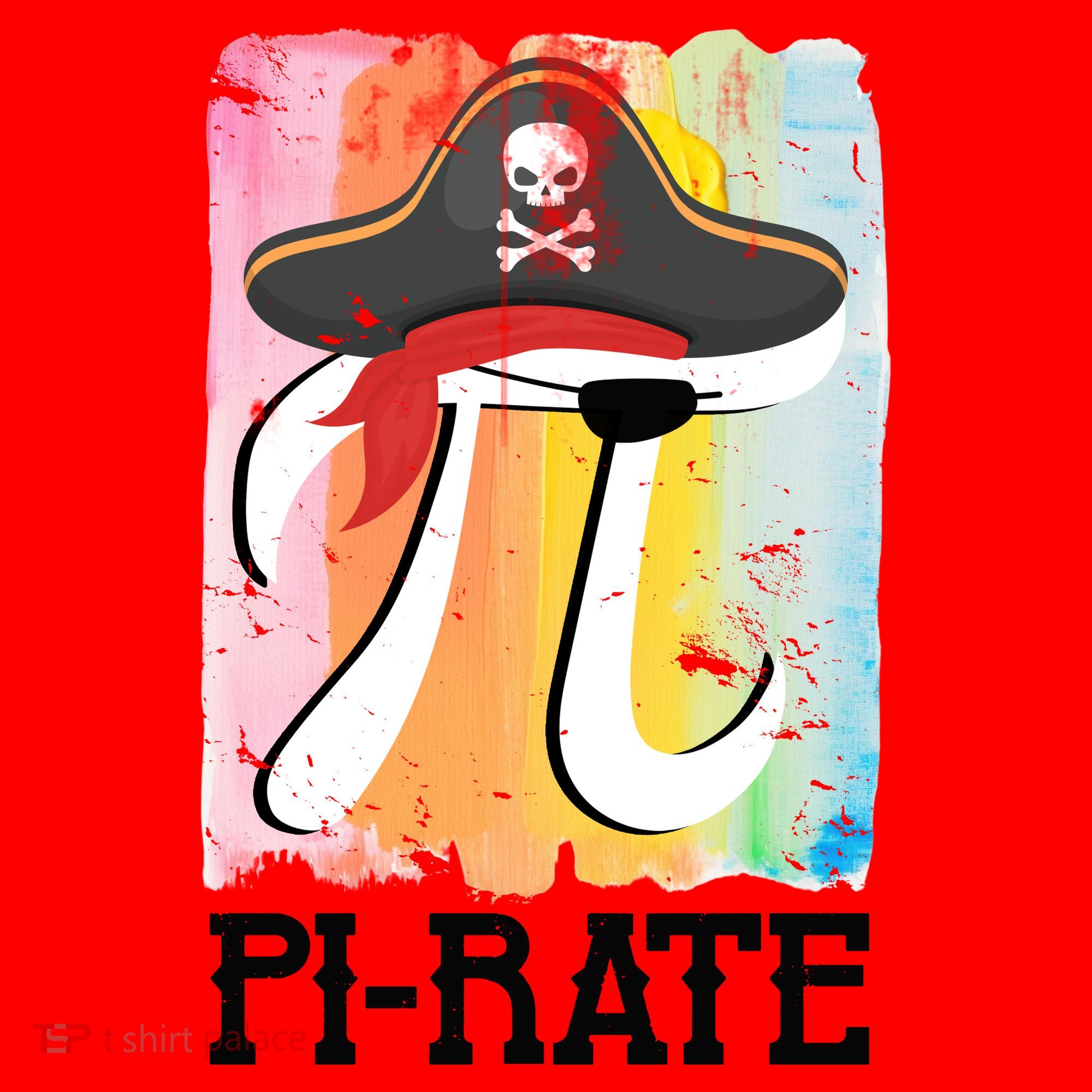 Happy Pi Day Funny Pirate Santa Hat