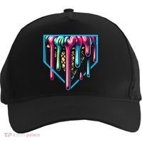 Home Plate Drip Ice Cream Softball & Baseball Five-Panel Snapback Cap thumb 0