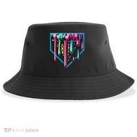 Home Plate Drip Ice Cream Softball & Baseball Sustainable Bucket Hat thumb 0