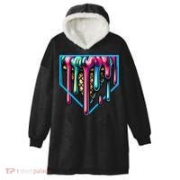 Home Plate Drip Ice Cream Softball & Baseball Hooded Wearable Blanket thumb 0