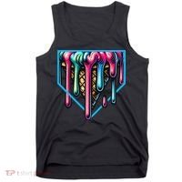 Home Plate Drip Ice Cream Softball & Baseball Tank Top thumb 0