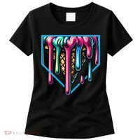 Home Plate Drip Ice Cream Softball & Baseball Women's T-Shirt thumb 0