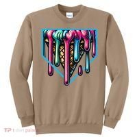 Home Plate Drip Ice Cream Softball & Baseball Sweatshirt thumb 0