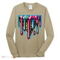 Home Plate Drip Ice Cream Softball & Baseball Tall Long Sleeve Shirt thumb 0