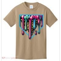 Home Plate Drip Ice Cream Softball & Baseball Kids T-Shirt thumb 0