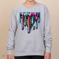 Home Plate Drip Ice Cream Softball & Baseball Women's Sweatshirt thumb 0