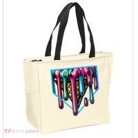 Home Plate Drip Ice Cream Softball & Baseball Tote Bag thumb 2